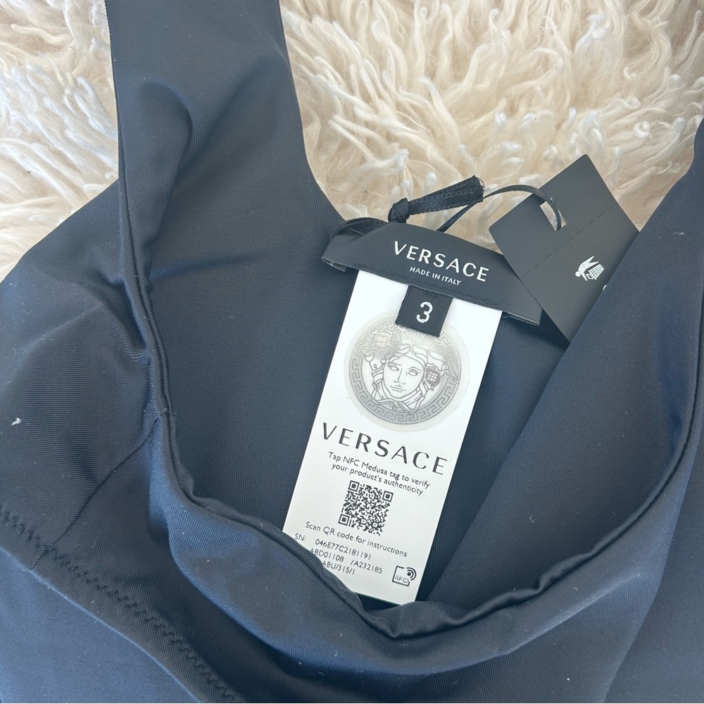 Versace One shoulder swimsuit NWT - Picture 4 of 10